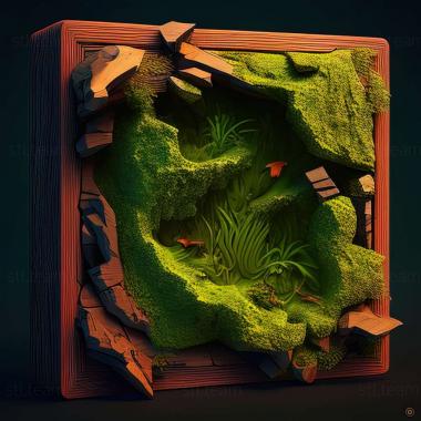 3D model Moss game (STL)